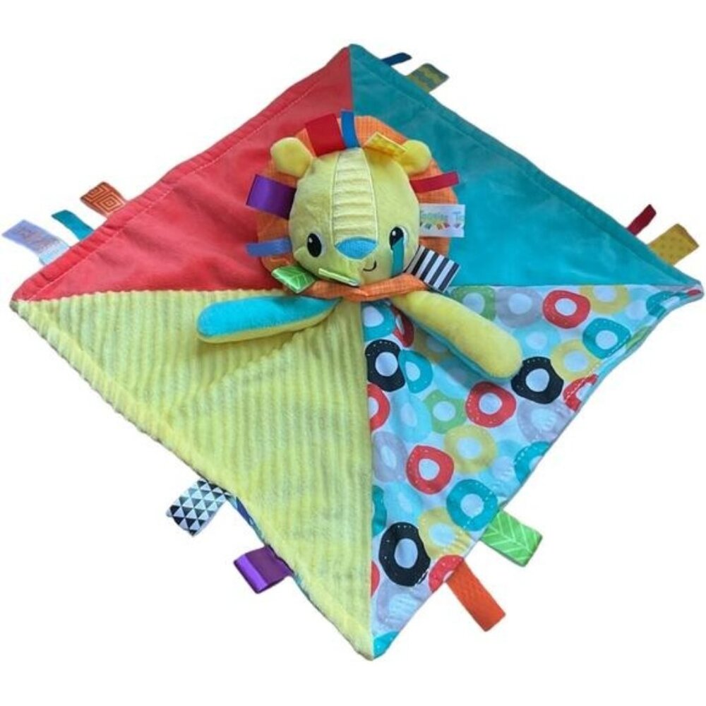 Bright Starts Taggies Lion Lovey Security Blanket For Babies